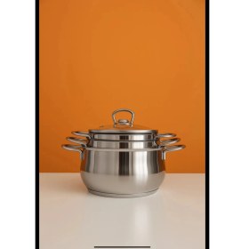 Resim Yunusoğlu Home Paslanmaz Çelik 6 Parça Tencere Güveç Seti 1.20 L x 1.60 L x 2.20 Litr Yanmaz Yapışmaz Taban 