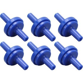 Resim Ximistore9 10 Adet Pp Plastik Tek Yönlü Kontrollü Valf, Su Borusu Geri Akış Engeli, 4mm Mavi, Gaz/sıvı İletim Uygulamaları İçin 