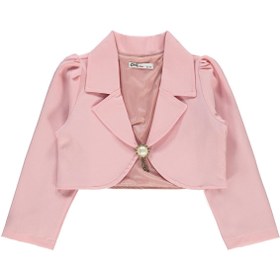 Resim Civil Girls Broşlu 10-13 Yaş Bolero - Pudra - Pudra / 11-12 Yaş 