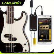 Resim Lanlison Ses Adaptörü - Gitar, Bas, Hoparlör, Elektrikli Davul & Piyano'yu Akıllı Telefonla Kayıt ve Efektler İçin Bağlayın, Dönüştürücü, Hat 