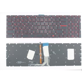 Resim MSI Uyumlu Ms-1792 Ms-16jb Ms-1794 Ms-1795 Klavye Siyah Kırmızı Backlit 