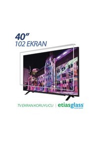 Resim Etiasglass 40" 102 Ekran Tv Ekran Koruyucu / 3 Mm Koruma Paneli 