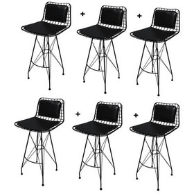 Resim Knsz masa sandalye takımı hem105zengin byzsyh 130*090 6 sandalye syhsyh sırt minderli 