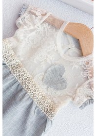 Resim Babymod Babymod Güpürlü Bandanalı Kız Bebek Tulum Takım 