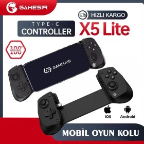 Resim Gamesir X5 Lite: Hall Efektli Çok Fonksiyonlu Usb-C Mobil Oyun Kontrolcüsü (Android, iPhone 15/16, iPad Mini 7 Uyumlu) 