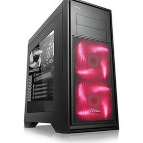 Resim Everest Tıtan 750W 80 Plus Siyah 3*12Cm Fan Usb3.0 Gaming 