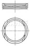 Resim Fiat 500 L 1.4 8V Piston + Segman 040 72MM MAHLE Marka 71732628 