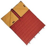 Resim Naturecamp Elika 200 -5 Derece Birleşebilir Çift Kişilik Turuncu Uyku Tulumu 