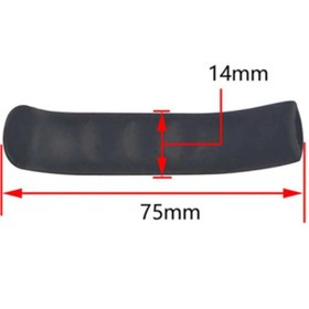 Resim bisiklet dünyam Silikon Ayaklık Koruyucu Scooter ve Bisiklet Uyumlu - mavi 