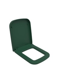 Resim Bocchi Tutti S Klozet Kapağı Yavaş Kapanır Mat Yeşil A0322-027 Beyaz 