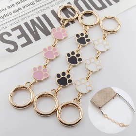 Resim Şık Kedi Pati Bağlı Zincir - Ayarlanabilir Omuz ve Çapraz Vücut Çantası Uzatma, RFID Engelleme, Dayanıklı Metal, DIY Cüzdanlar ve Çantalar için İdeal, Aksesuar Uzatma|Oyunca Aksesuar|Dayanıklı Metal Zincir, Kedi Aksesuarları 