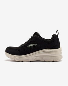 Resim Skechers Fashion Fit Kadın Siyah Spor Ayakkabı 896294tk Bkgd 