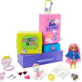 Resim Barbie Extra Mini Ve Hayvan Dostları'Nın Seyahat Maceraları Hdy91 