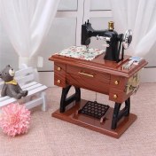 Resim Dikiş Makinesi Görünümlü Müzik Kutusu 