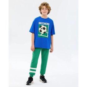 Resim Skechers B Lw Fleece Sweatpant Büyük Erkek Çocuk Haki Eşofman Altı Sk2610051-1027 