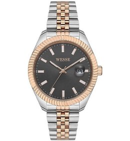 Resim Wesse Wwg403005 Quartz Çelik Rose/gri Siyah Kadran 41 Mm Erkek Kol Saati 