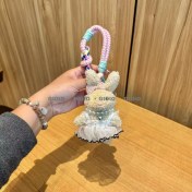 Resim Silver1 Sevimli Renkli Ip Peluş Ayı Kolye El Yapımı Oyuncaklar Küçük Bebek Çanta Çekicilik Sevimli Bebek Cep Telefonu Çekicilik (Yurt Dışından) 