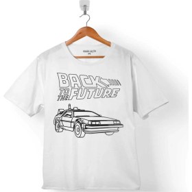 Resim Kendim Seçtim Back To The Future Geleceğe Dönüş Logo 4 Çocuk T-Shirt 
