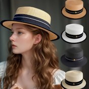 Resim Kadınların Nefes Alabilen Fedora Şapkası - Hafif, Şık Siyah Balıkçı Şapkası Yeşil Bant ve Arı Amblemi ile, Plaj Tatilleri, Seyahat, Fotoğrafçılık ve Günlük Giyim için Mükemmel 