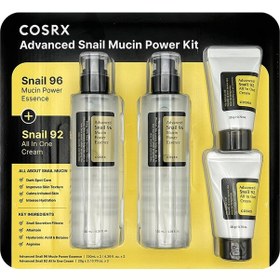 Resim Cosrx Advanced Snail Salyangoz Özlü Cilt Bakım Seti 4 Parça 