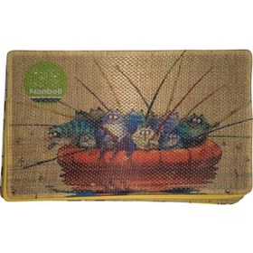 Resim Nanbell Jüt Halı Kedi Tırmalama 70x43 Cm Desenli No:4 