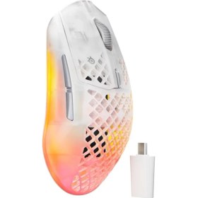 Resim Steelseries Aerox 3 Wireless Gen 2 - Ghost 4K Kablosuz Gaming Mouse 