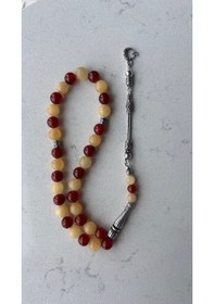 Resim Galatasaraylı Tesbih 925 Ayar Gümüş 