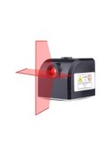 Resim Mini Lazer Hizalayıcı - 45g, Manyetik, 2 Çapraz Çizgi, Kırmızı/ Yeşil Işık, 5v Şarjlı 