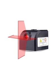 Resim Mini Lazer Hizalayıcı - 45g, Manyetik, 2 Çapraz Çizgi, Kırmızı/ Yeşil Işık, 5v Şarjlı 