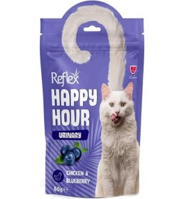Resim Reflex Happy Hour Urinary Yaban Mersinli Tavuklu Kedi Ödülü 60 G 