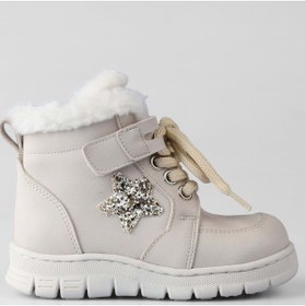 Resim Kids Club Shoes Vicco Punto Kürklü Ortopedik Çocuk Bot BEJ 