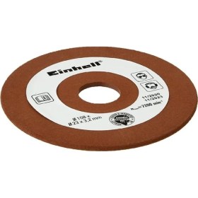 Resim Orijinal Zincir Bileme Taşı Ø 108 mm (Zincir Testere Bileme Cihazı Aksesuarı, Kalınlık 3,2 Mm, 23 mm Mil Bağlantısı, P100 Grit, Zincir Bileme Cihazları Için Uygun) - 4500076 