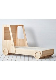 Resim Arabalı Yatak Montessori Yatak Çocuk Ve Bebek Odası Karyola Beşik 