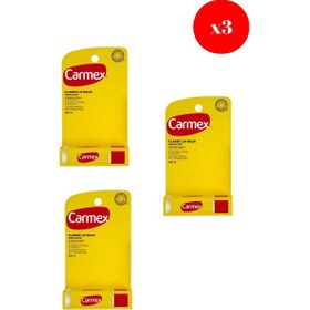 Resim Carmex Classic Lip Balm Medicated 4,25 Gr X3 Adet 