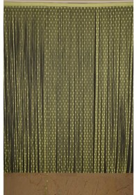 Resim Küçük Puanlı Model Yeşil Renk Hazır Ip Perde 300x270 Cm 