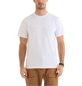 Resim Columbia Csc Bar Split Graphic Kısa Kollu Erkek T-shirt Beyaz Cs0121-100 001 