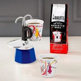 Resim - Set Mini Express: Ocak Üstü Espresso Pişirici + 2 Cups - Kandinsky Serisi 