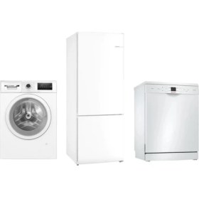 Resim Bosch Beyaz Eşya Çeyiz Seti ( KGN55VWE0N, WAN24200TR, SMS44DW01T) 