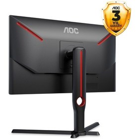 Resim Aoc 25G3ZM/BK 24.5" 0.5 MS 240 Hz HDMI DP Adaptive Sync Full HD Yükseklik Ayarlı VA Monitör 