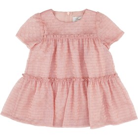 Resim best kids Kız Bebek Pudra Katlı Elbise 