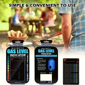 Resim 2 adet/1 adet Polietilen Tereftalat Karton Ambalaj, Propan/Butan LPG Yakıt Gazı Tankı Test Kartı, Şarj Edilmemiş, Rahat, Kullanımı Kolay, Güvenilir, Dayanıklı, Montaj Gerektirmez, Kamyon, Kamp ve BB için 