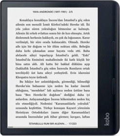 Resim Sage E-rdr Siyah Okuma Cihazı N778 