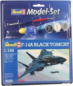 Resim Revell Model Set 1:144 F-14A Black Tomcat 64029 