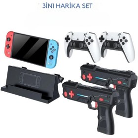 Resim Sjgam M20 Pro Taşınabilir Retro Atari, Oyun Konsolu, IPS 7 Inç Geniş Ekran, Çift Kol, Çift Tabanca, 128 GB Bellek, 20.000'DEN Fazla Oyun, Tv'ye Bağlanabilme 