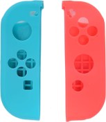 Resim Gamepad Kılıfı Hafif Darbeye Dayanıklı Gamepad Kılıfı NS Switch için Hassas Kesim Ofis Ev Oyun Pedi Anahtarı (Kırmızı mavi) 