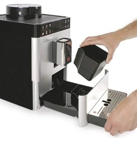 Resim Esmo Home Melitta Caffeo Passione Ot Tam Otomatik Kahve Makinesi Siyah Gümüş 