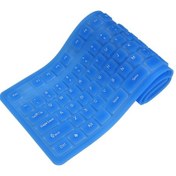 Resim 108 Tuş Usb Silikon Esnek Katlanabilir Klavye Su Geçirmez Toz Geçirmez Usb Sessiz Tuşlar Dizüstü Bil 