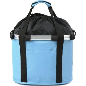 Resim Kosona Köpek Taşıma Sepeti - Bisiklet Ön Sepeti, Quick-release Montaj, Oxford Kumaş, Alüminyum Çerçeve, Çanta Kullanıma Uygun Çok Renkli 