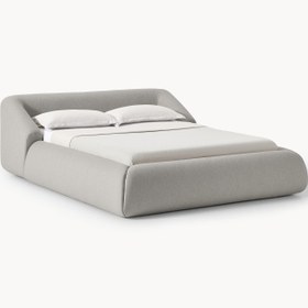 Resim Suzi Çift Kişilik Karyola Gri - 160x200 cm 