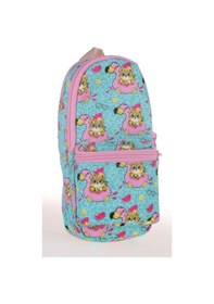 Resim Kaukko Nature Junior Bag Aslan ve Flamingo Kalem Çantası - Kız Ço 
